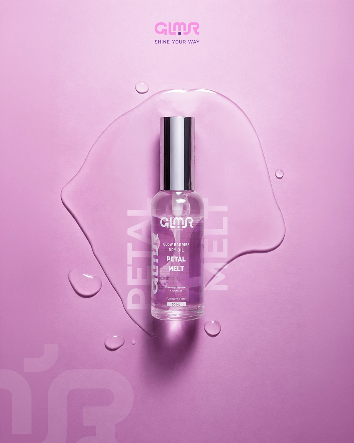 Glow Barrier Dry Oil - Petal Melt