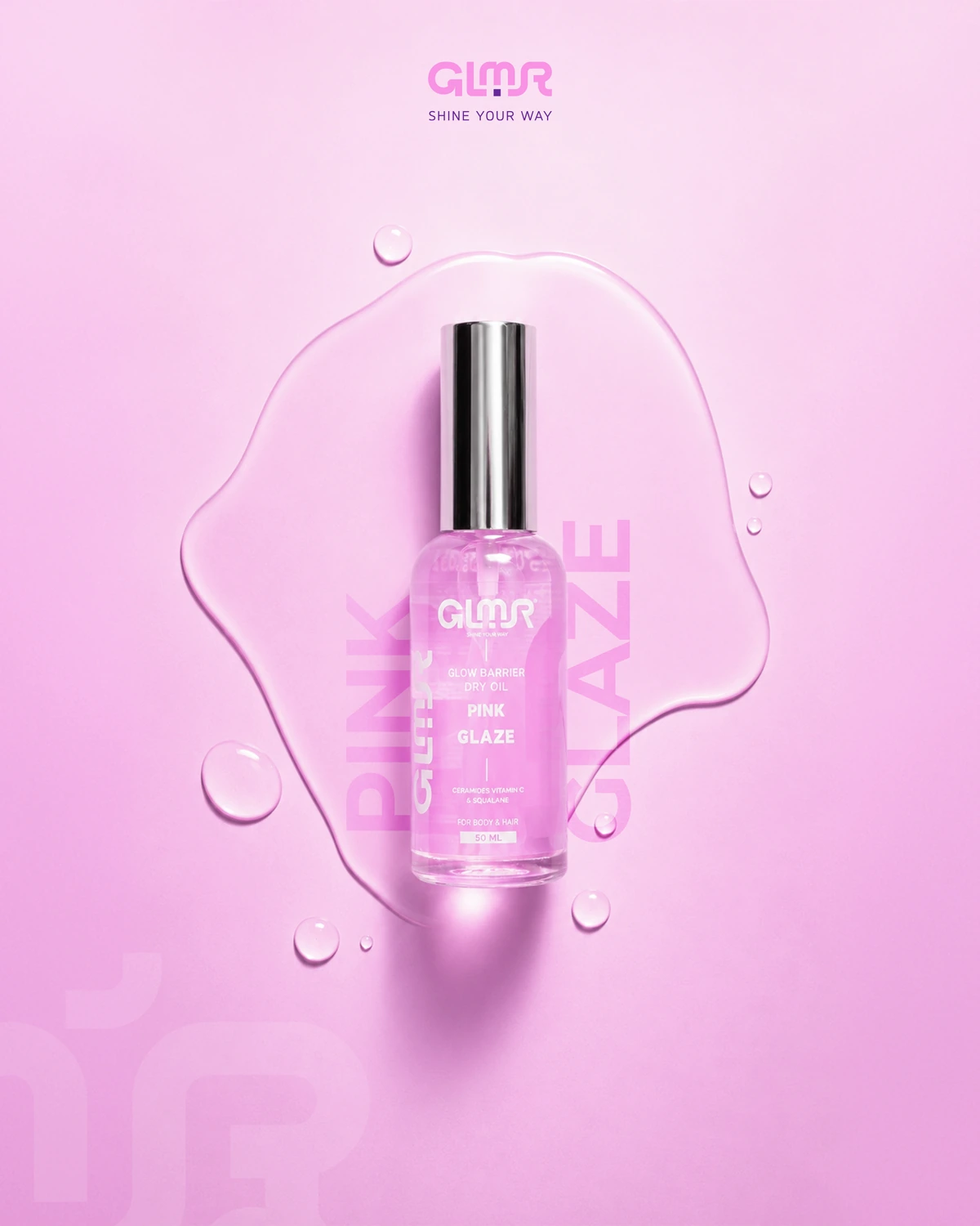 Glow Barrier Dry Oil - Pink Glaze - Image 2