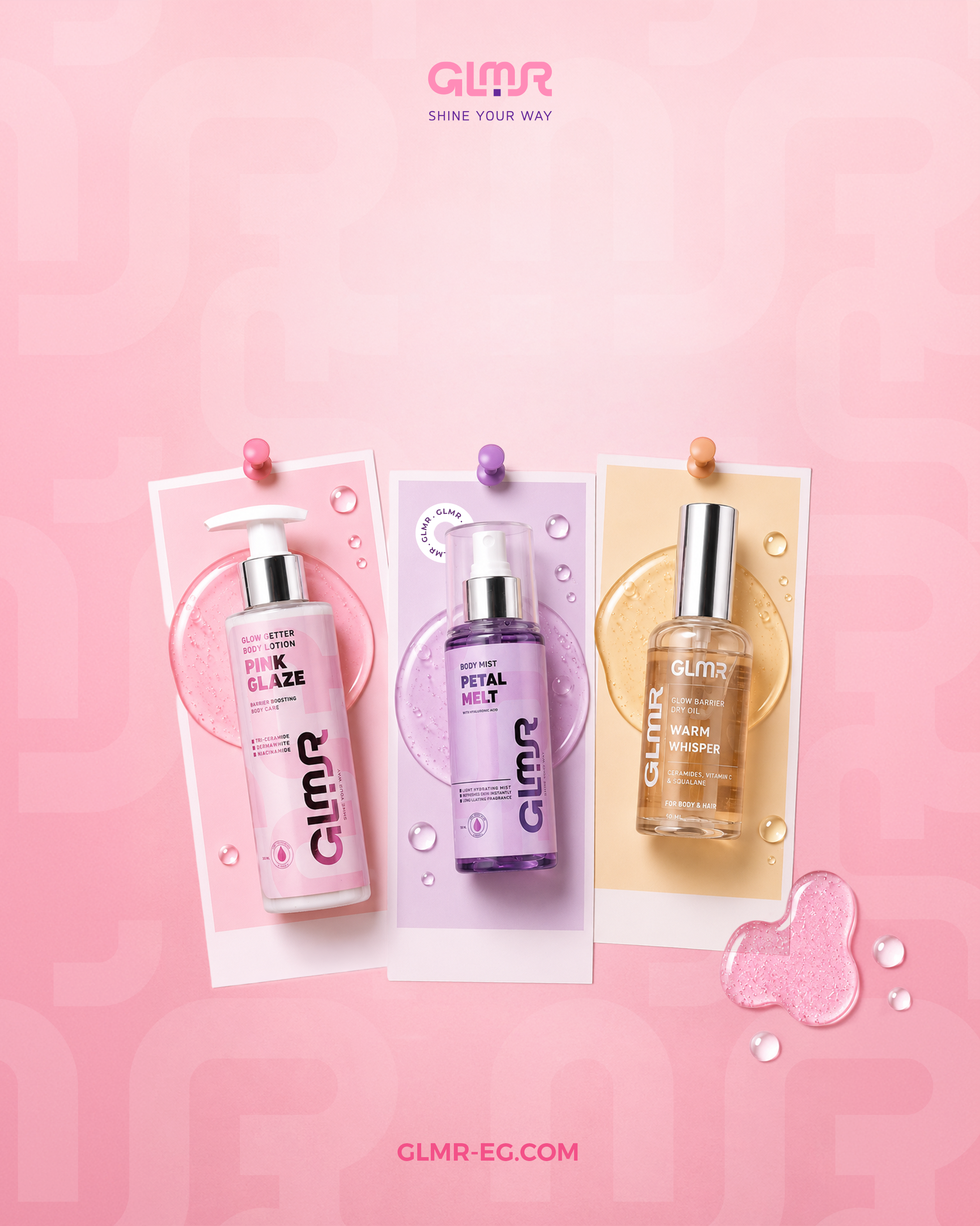 GLMR skincare ritual